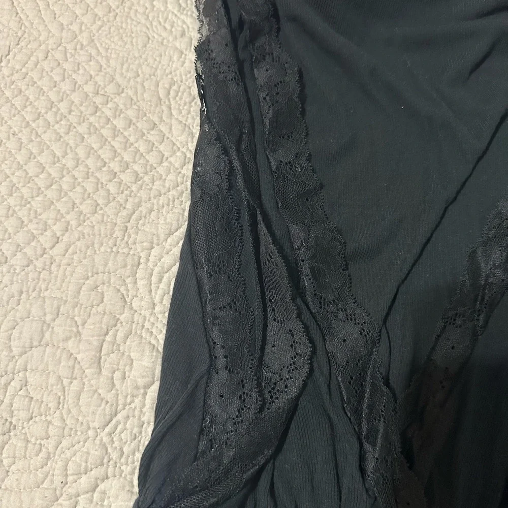 Victoria’s Secret black romper, low v-neck - Picture 6 of 6